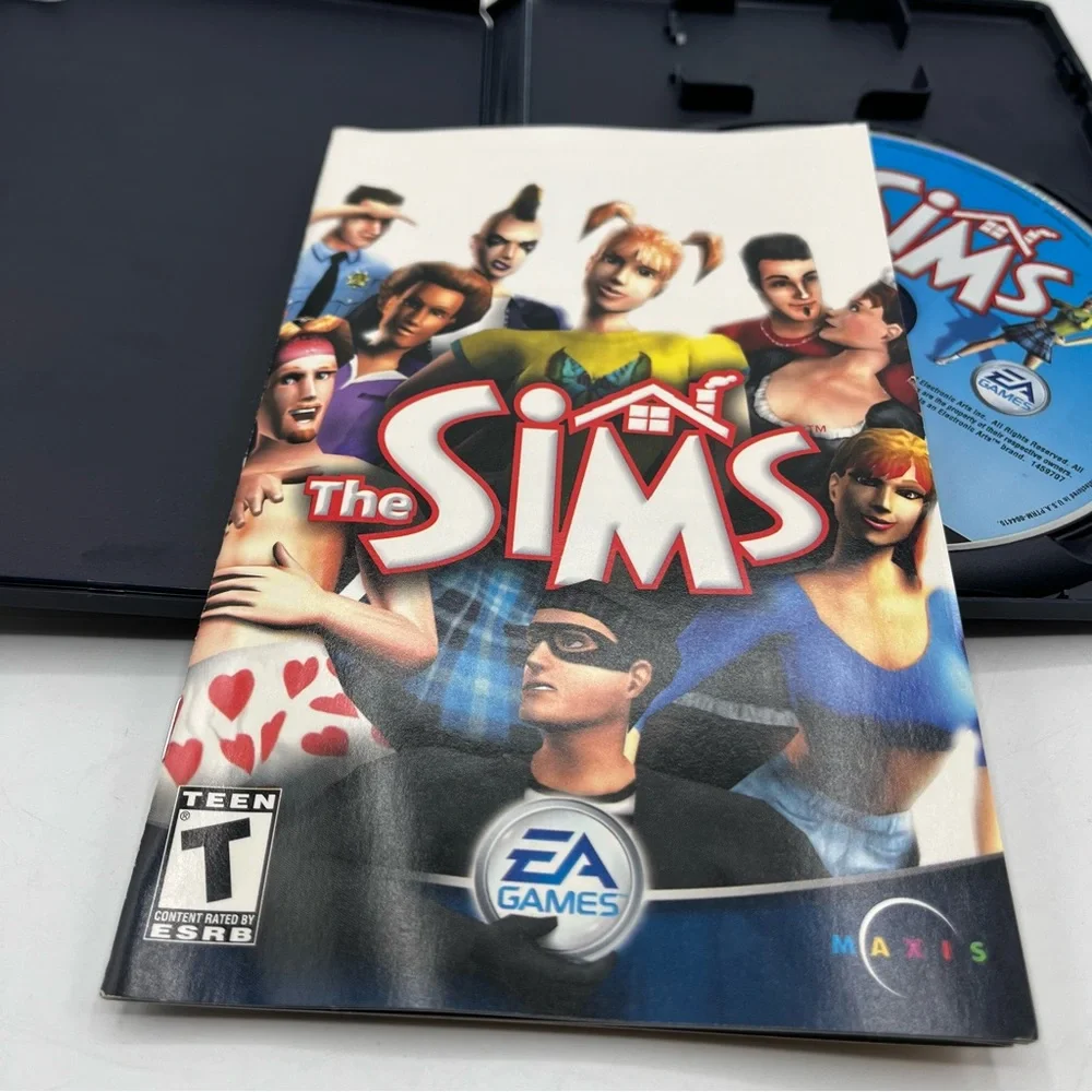 The Sims Video Game (Sony Playstation 2) Complete With Manual